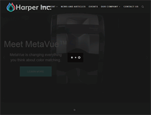 Tablet Screenshot of harperinc.com